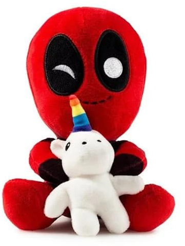 Deadpool with Unicorn Phunny Plush