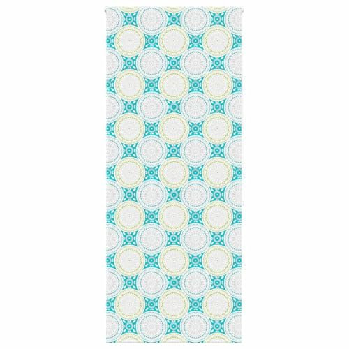 vidaXL Duschrollo 90x240 cm Stoffbreite 86 cm, Duschvorhang, Badewannenvorhang, Seitenzugrollo, Dusche Rollo, Badewannenrollo, Duschvorhang-Rollo