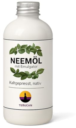 500 ml Premium Neemöl mit Emulgator von Tebucan - Natürliches Neemöl für Pflanzen - Effektive Pflanzenpflege für Garten- & Zimmerpflanzen