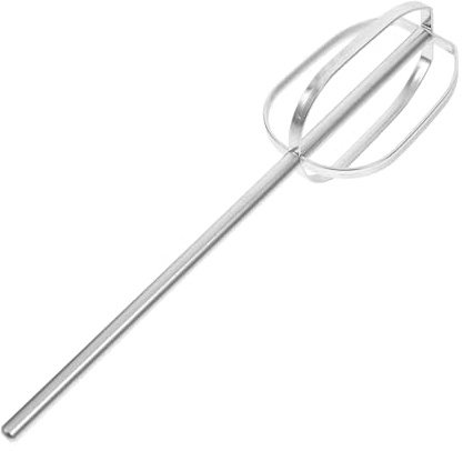 VALICLUD Batidor de Mano Eléctrico de Inoxidable con Varilla Extendida para y Helados Accesorios de Cocina Versátiles Diámetro de Reutilizable