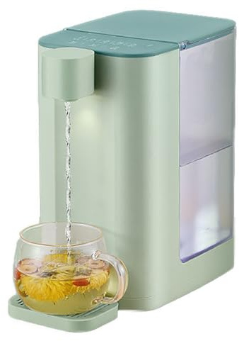 Smart Fast Boil Electric Kettle,Instant Hot Water Dispenser With Temperature Control For One Cup Hot Drinks And Tea Making- Sensor Switch,Kitchen Appl (Green)