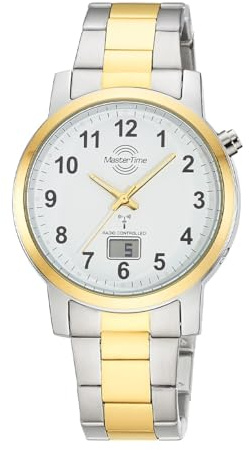 Master Time Funk Quarz Herren Uhr mit digitalem Datum MTGA-10956-12M