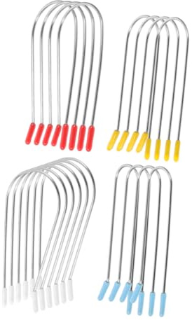 IWOWHERO 32 Pcs Stainless Steel Clips for Hot Rollers Replacement, Easy to Use Hair Curler Clips with Quick Heating Feature, for Home Use and Professional Hairstylists