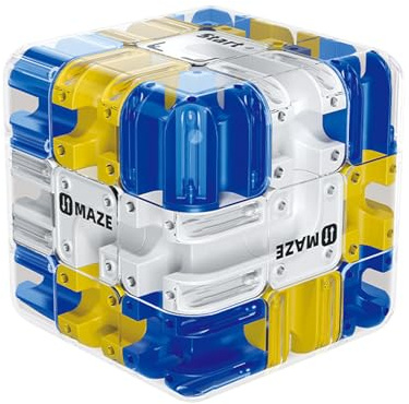 Labyrinth 3D Puzzles Maze Cube,Zauberwürfel,Schnelles Gehirn-Teaser,2-in-1 Kugellabyrinth Zauberwürfel Spielzeug,Interaktives Würfel Labyrinthspiel