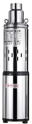 1 x 24 V brunnspump, dränkbar vattenpump för djup brunn, 200 W solpump, nedsänkbar vattenpump i rostfritt stål för bevattning (24 V 320 W)