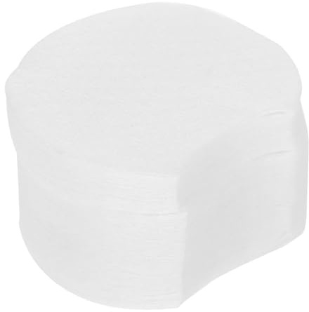 Veemoon Kosmetikreinigungspads aus Vliesstoff 600 Stück Halbmondförmig Extra mit Sanfter Peeling Wirkung für Tägliche Gesichtsreinigung und Empfindliche Haut