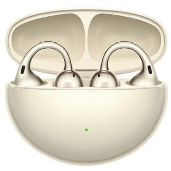 OPPO Enco Clip2 Auricolari Aperti, Suono Dynaudio, Doppio Driver, Chiamate a Conduzione Ossea, Bluetooth 6.1, Traduzione IA, 40h Batteria, IP55 Impermeabile, Oro