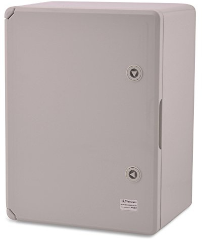 BOXEXPERT coffret de distribution exterieur IP65 ABS 400x300x220mm Fleet, etanche, armoire electrique/coffret mural, boitier industriel vide