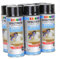 Noir Brillante Lot 6 Bombes Peinture Spray Aérosol 6X400ml bois,métal,aluminium,verre,pierre,plastique
