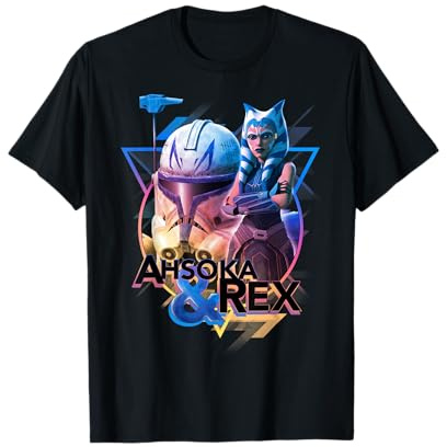 Star Wars: The Clone Wars Ahsoka & Rex Triangle Portrait T-Shirt