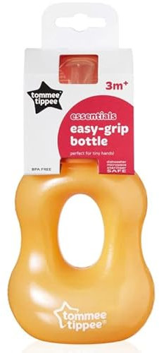 Tommee Tippe Esential Easy-Grip Bottle BPA Free│240ml│3m+ (Orange)
