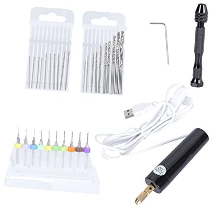 PLAFOPE Brocas Helicoidales Para Mini Taladro Juego De Brocas De Resistente y Compacto Para Carpintería