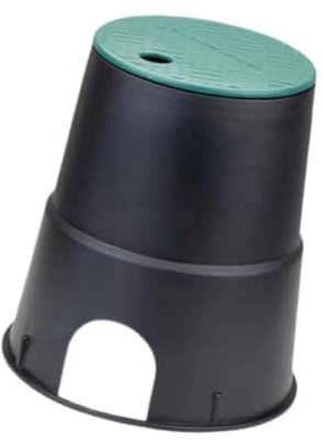 Fenteer Sprinkler Ventilbox Tragbare Unterirdische Ventilschachtel für Gemahlene Graslandplätze