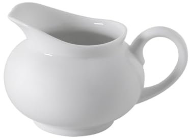 NexaGeniX gravy boat Gravy Boat Ceramic White Gravy Boat for Gravy, Salad Dressings gravy boat fat separator(220ml)