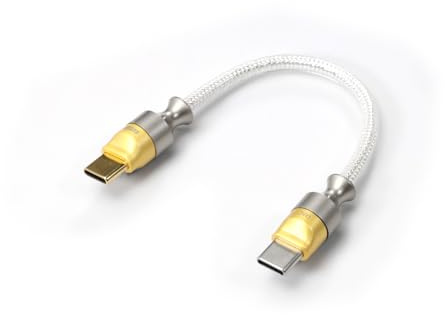 DD HiFi TC05 M2 USB-C 2.0 a USB-C OTG Cable de datos de decodificación de 9 cm, uso inverso se puede utilizar para carga de emergencia