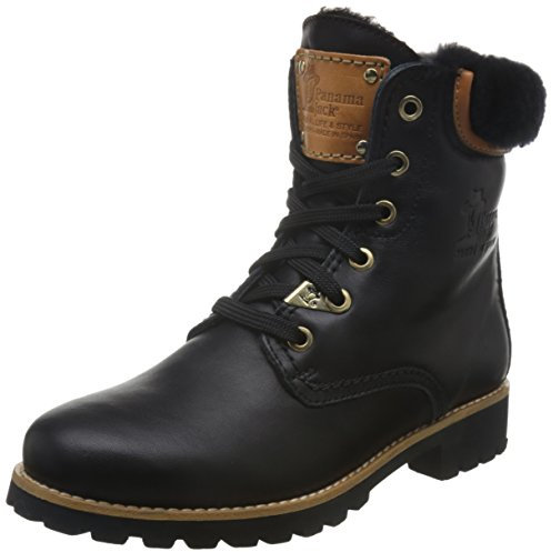 Panama Jack Damenstiefel, Panama 03 Igloo Trav B2, Schwarz, 40 EU