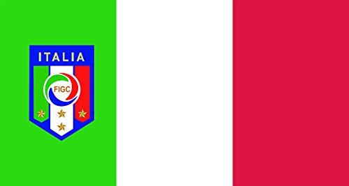 Oedim Bandera de Italia Campeona del Mundo | Especial Mundial 2018 Rusia 150x80cm | Bandera de Italia Resistente al Agua Reforzada y con Pespuntes | Ideal para Decoración
