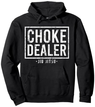 Choke Dealer Jiu-Jitsu Belt Grappling Martial Arts Fan Gift Pullover Hoodie