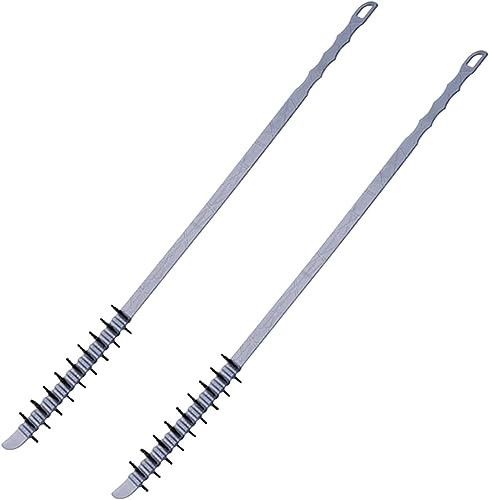 FAFOUR 2 Stück Waschmaschinen-Reinigungsbürste, Frontlader-Waschmaschinen-Reinigungsbürste, Nylonbürsten zum Reinigen, Waschmaschinenschlitz-Fugenbürste mit verlängertem Griff (Grau)