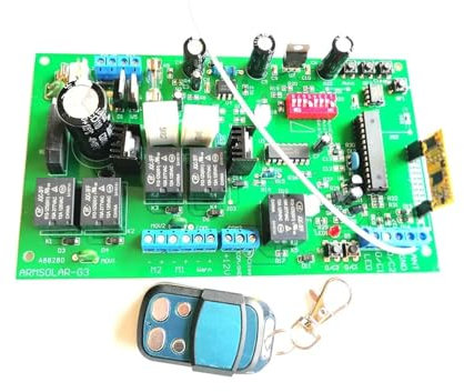 Kit de abridor automático de puerta corredera, Controlador de tarjeta electrónica de placa de circuito de operador de Motor de abridor de puerta oscilante automático de 150kg for abridor de puerta Dua