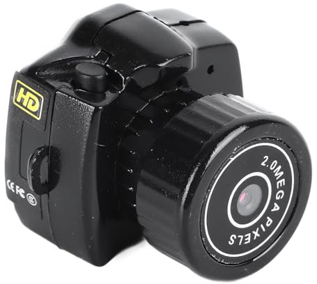 TIKATARER Telecamera Minipix, Mini DV DVR Telecamera Mini Videocamera Piccola Videocamera Videocamera HD Videocamera di Registrazione 0,98 Pollici Piccola Attrezzatura Portatile
