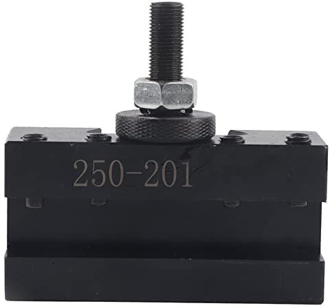 Ejoyous Lathe Tool Post Holder, 250-201, Tool Holder for CNC Lathe, Turning & Facing Tools, High-Carbon Steel