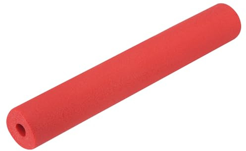 QUARKZMAN 0.25m Rohrisolierung Schaumstoff, Durchmesser 10mm Isolierstärke 15mm Heizungsrohr Verkleidung für Fitnessgeräte, Rohre, Handhaben (Rot)