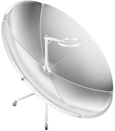 Fornello solare portatile da 1500 W, cottura solare a specchio parabolico da 159 pollici, fornello solare per camper, temperatura focale (1800-2000 ° F), fornello solare a concentrazione per famiglie