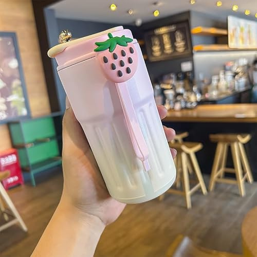 Water Bottle Flask Stainless Steel Flask for Hot Drink 450mL, Insulated Coffee Mug Travel Mugs for Hot Drinks Mug Warmer Thermal Mug Thermal Cup