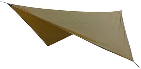 JUNLEIXIEYE Markise 2 Stück Raute wasserdichte Plane Zelt Schatten Outdoor Camping Hängematte Regen Fliegen Garten Markise Baldachin Sonnenschirm 350 x 280 cm Klemmmarkise(Brown)
