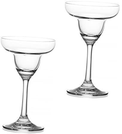 Cabilock 2 Stücke Kreative Cocktailkelche aus Vielseitige Becher für Wein und Getränke Flacher Mund Design für Zuhause und Restaurant