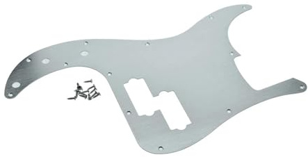 Pickguard und Tremoloabdeckung Set 13-Loch-Metall-Aluminium-eloxiertes Präzisions-Linkshänder-Bass-Standard-Schlagbrett Im Modernen Stil(3)