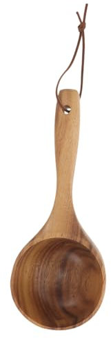 SOIMISS Wood Ladle Water Scoop for Bath for Shower Use Convenient Bathroom Sauna Ladle Household Gadget