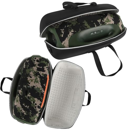 Hard Storage Case for JBL Boombox 4, Speaker Portable Bag Box Outdoor Carrying Bag, Dustproof Waterproof with Shoulder Strap for JBL Boombox 4 Accessories (gray)