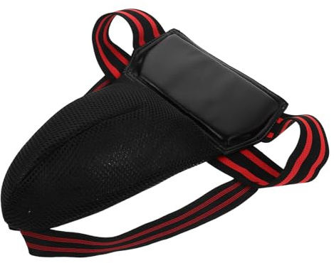 Zerodeko Protector de Ingle para Negro Copa Externa de Protección Deportiva para Artes Marciales Equipamiento Oficial para Entrenamiento y Competición de Taekwondo Kickboxing y Mma