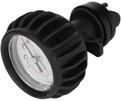 TOPINCN Single Barometer for Inflatable Boat 30 PSI Air Pressure Gauge with Hand Pump Suitable for Rafting, Water Skiing