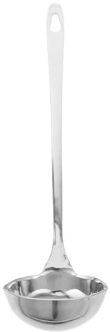 NUOBESTY Louche la Cuisine Inox à Double Bec Verseur, Acier Inoxydable, Versement Fluide, Facile à Nettoyer, pour Soupe, Restaurant et Maison