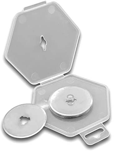 vhbw 10x Ersatzklingen für Rollschneider | Rollmesser, Cutter - Klingen, 28 mm