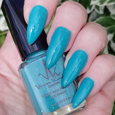 Esmalte de uñas permeable Vivien Kondor Henna Halal Ha38 Aqua 11 ml