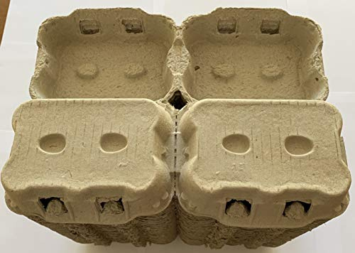 HAPPY CHICKENS FULL PACK 292 X NEW HALF DOZEN EGG BOXES/CARTONS FOR MEDIUM TO LARGE CHICKEN EGGS