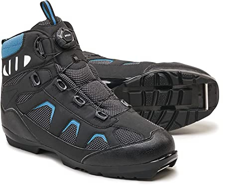 Whitewoods Unisex Adult 806 NNN BC Backcountry Insulated Ski Boots, Black/Blue, 43