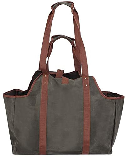 Dehydrator Carrello di Legna da ardere in Legno di Legna da ardere di Legno della Legna da ardere di Grande addensante Carrier Tote Bag Sacchetto di archiviazione for Legna da ardere