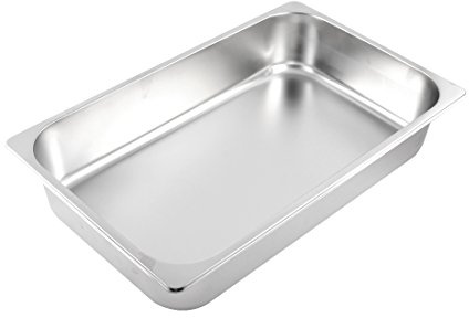 Ruilogod Metal Home Kitchen Catering Food Container 1/1 Gastronorm Pan 4 Inch (id: fcc f4c 107 2f9 a79