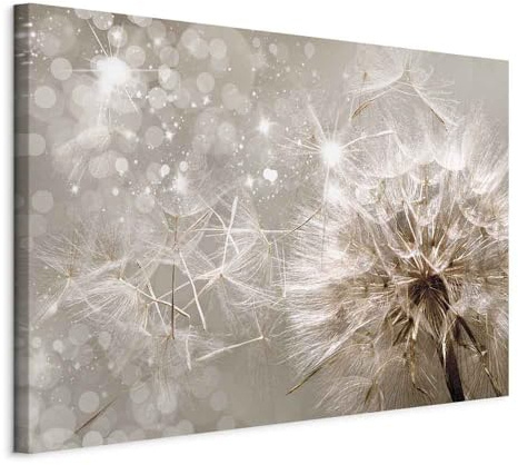 murando - Akustikbild Botanik Löwenzahn Blumen, Schallschutz, Wohnzimmer | Verbessert Raumakustik, reduziert Hall, ideal fürs Büro oder Wohnzimmer, hochwertige Verarbeitung, schnelle Montage, stilvoll