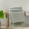 Catherine Lansfield Living Stab Stitch Manta, 125 x 150 cm, Color Verde Salvia