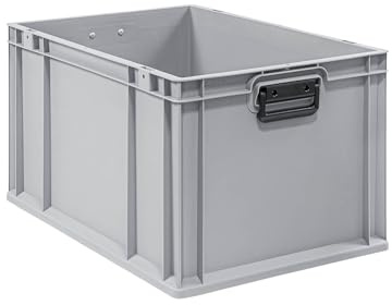 PROREGAL Eurobox NextGen Portable Duo | HxBxT 32x40x60cm | 65 Liter | Eurobehälter, Transportbox, Transportbehälter, Stapelbehälter