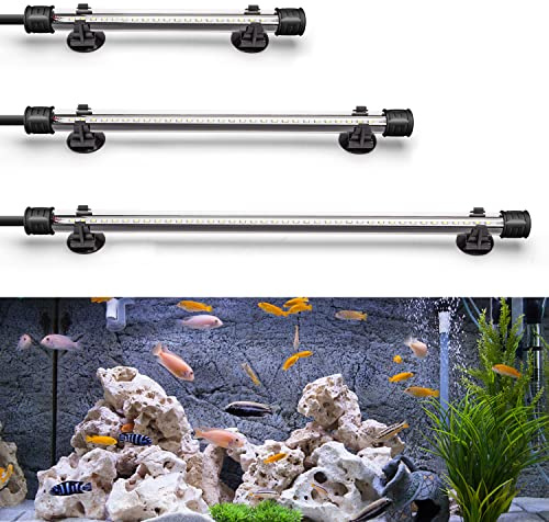 Nobleza - LED-akvarielampa, akvarielampa för akvarieväxter med olika spänningslängder (40 cm 2 W, vitt ljus)