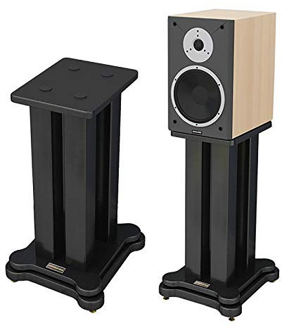 Pieds d'Enceintes Une paire de supports d'enceintes d'étagère, supportent un poids jusqu'à 88 lb, des enceintes satellites et d'étagère, un trépied d'enceinte réduit le bruit et améliore l'effet son