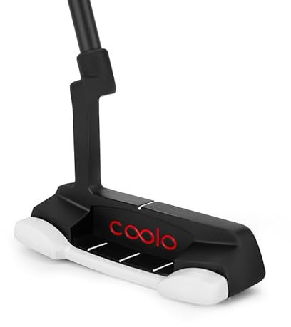 COOLO Graphit-Golf-Putter für Bogen-Putting-Schlag, mehr Gefühl für lange Putts, verbessert die Putting-Konsistenz und Genauigkeit, 84/88,9 cm, Rechts- und Linkshänder (Klinge, 83,8 cm, LH)