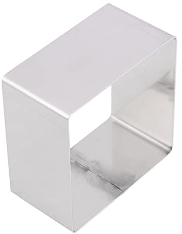 UTHCLO Stainless Steel Cake Ring Square Mousse Ring for Cake Cutters Baking Tool Cookie Mould for Mousse Food Presentation for Baking